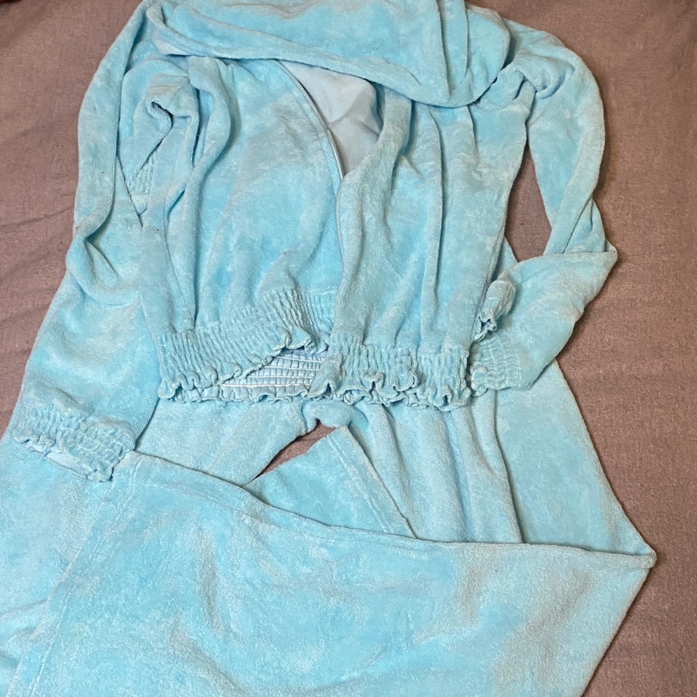Charlotte Russe Sky Blue Lounge Set